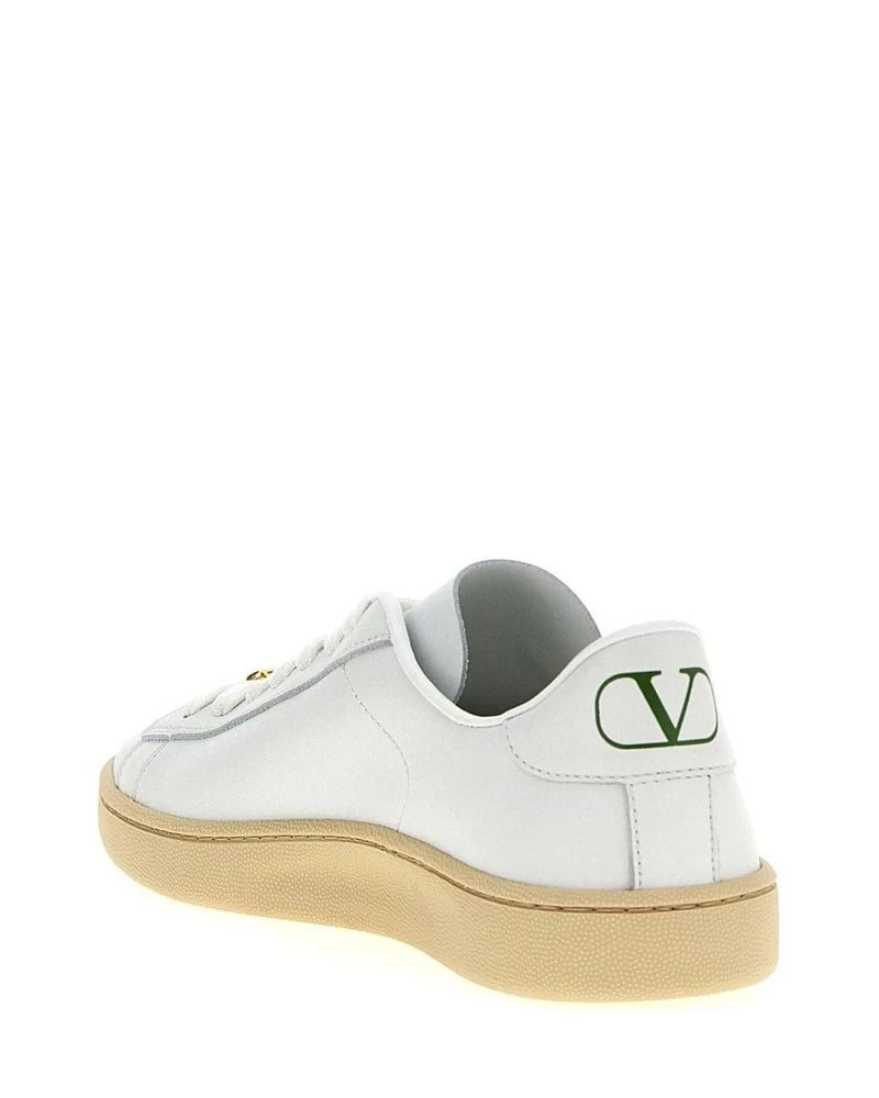 Valentino Garavani Sneakers in white, Calfskin Leather — view 3