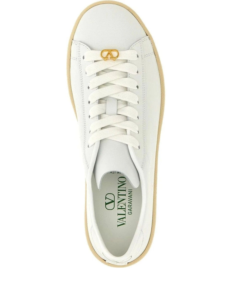 Valentino Garavani Sneakers in white, Calfskin Leather — view 4