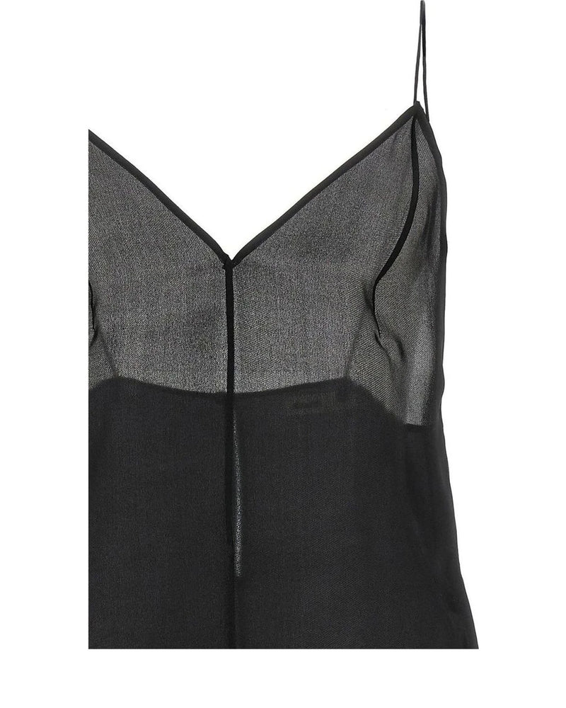 Khaite Shaping Camisoles & Tank Top in black, Silk — view 3