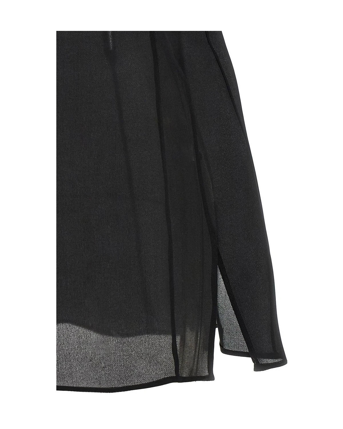 Black Silk Tank Tops 