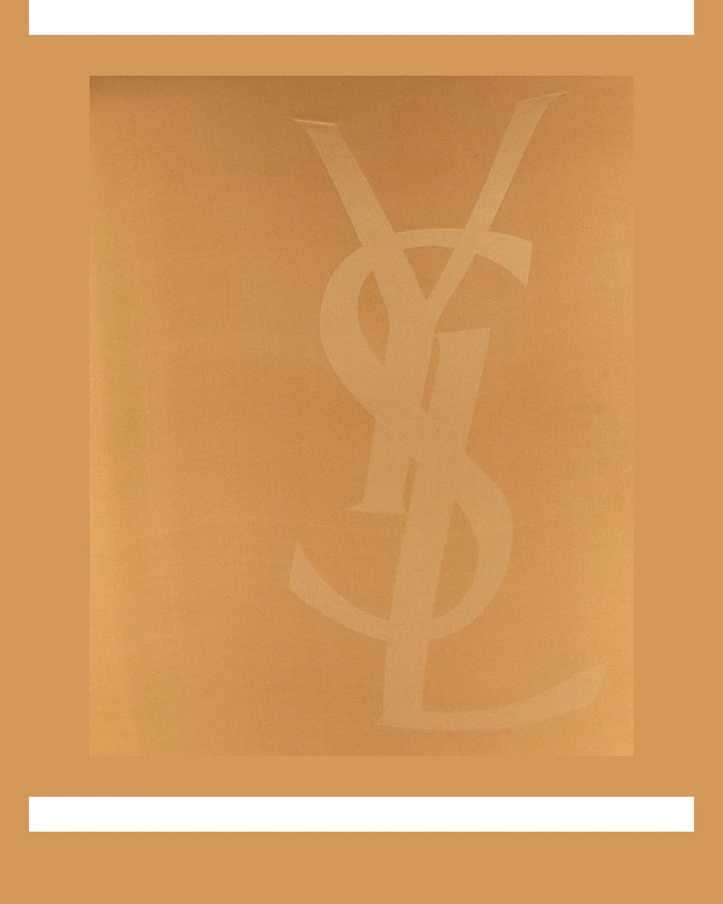Saint Laurent Scarves & Shawl in beige, Silk — view 2