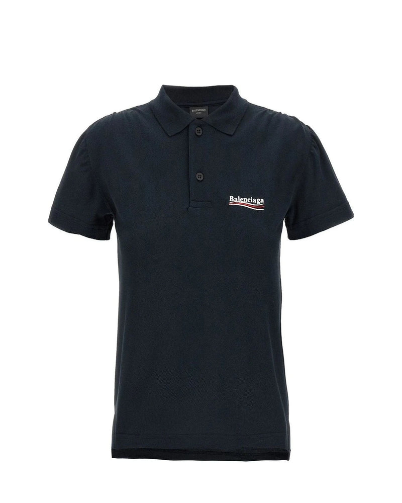 Balenciaga Polo in blue, Cotton