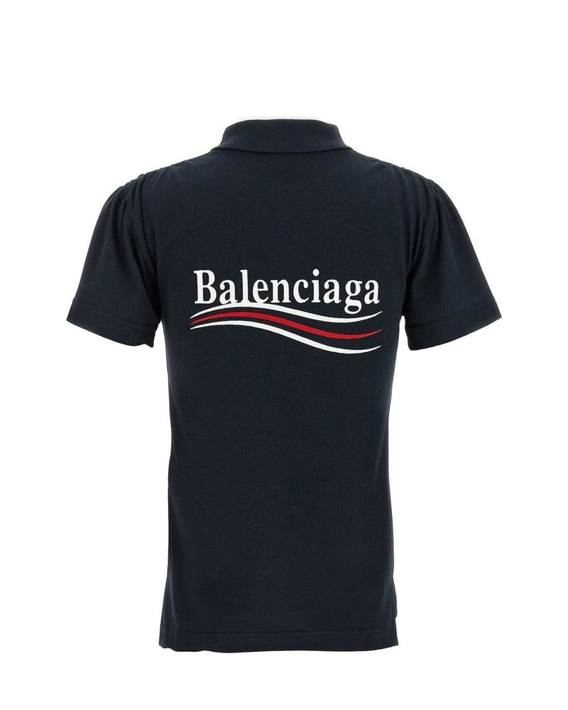 Balenciaga Polo in blue, Cotton — view 2