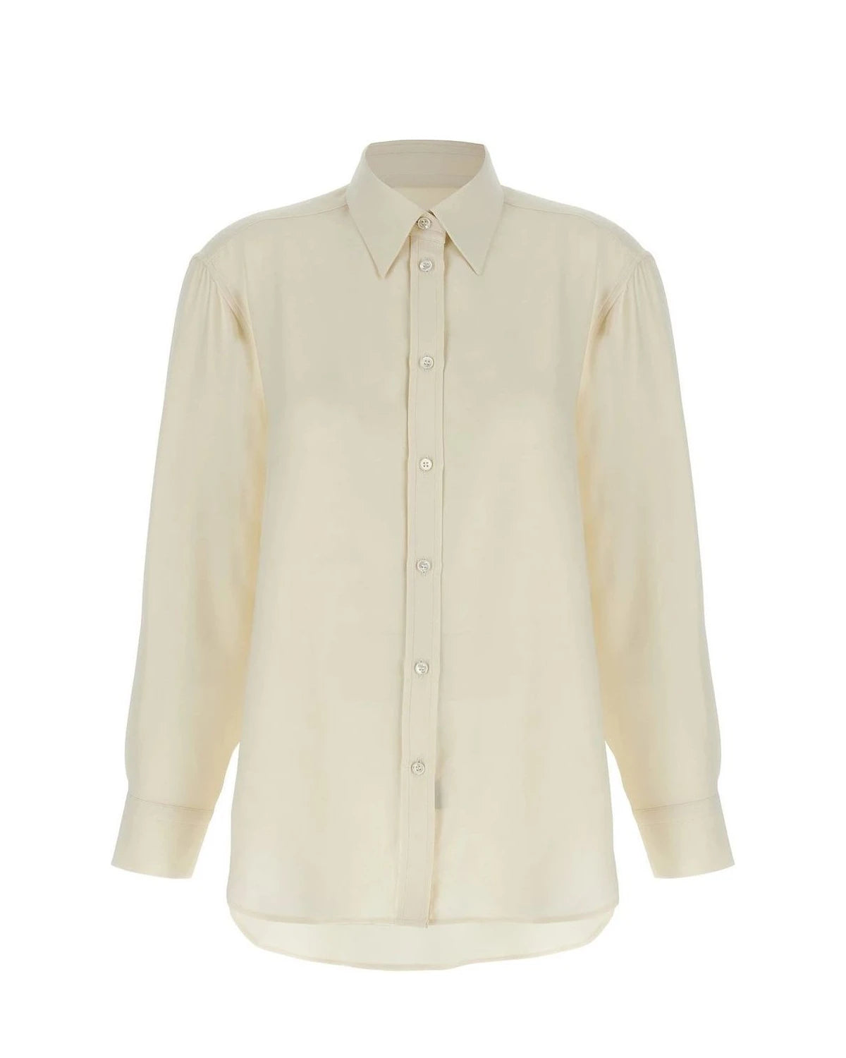 Brioni Dress Shirt in white, Silk