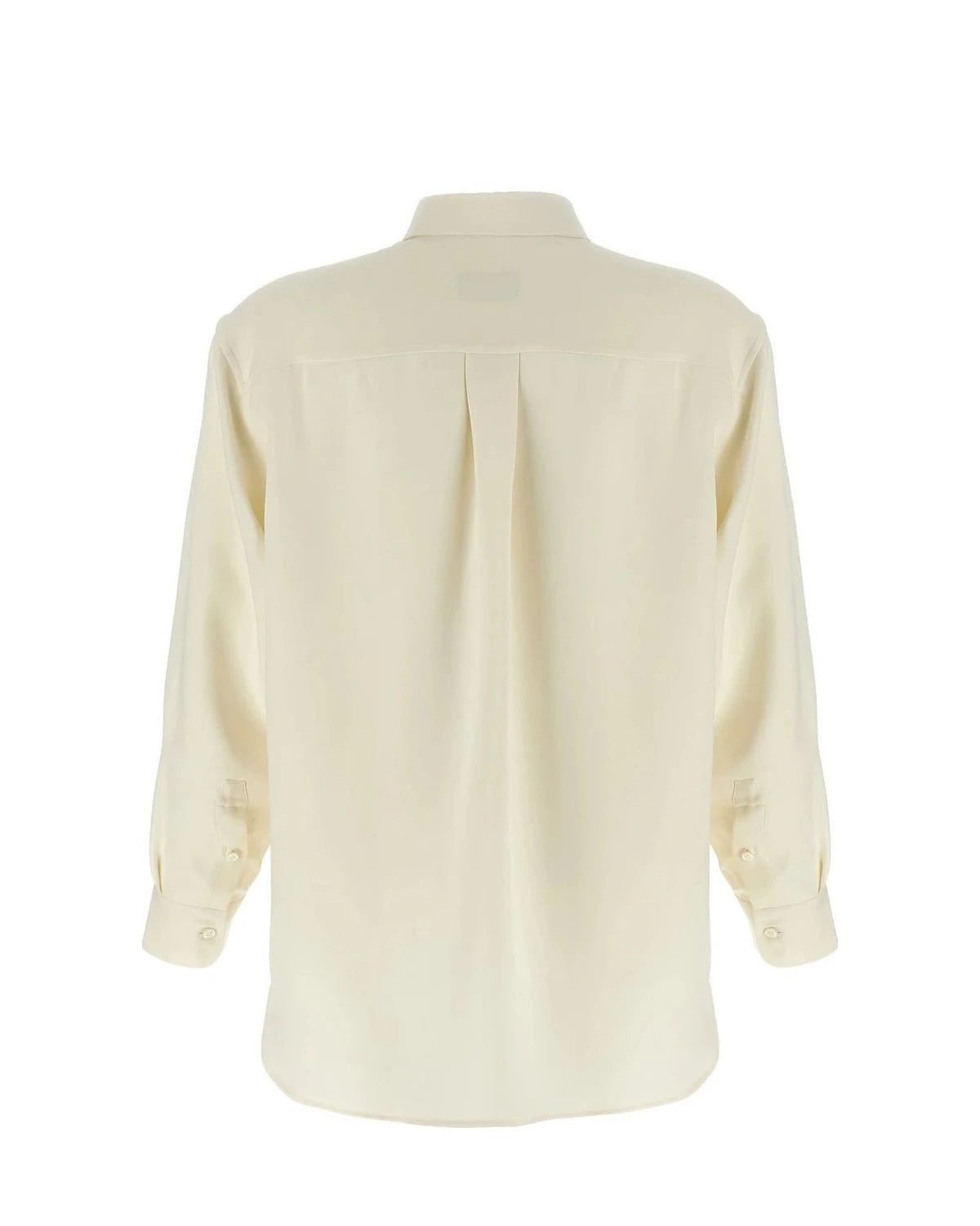Brioni Dress Shirt in white, Silk — view 2
