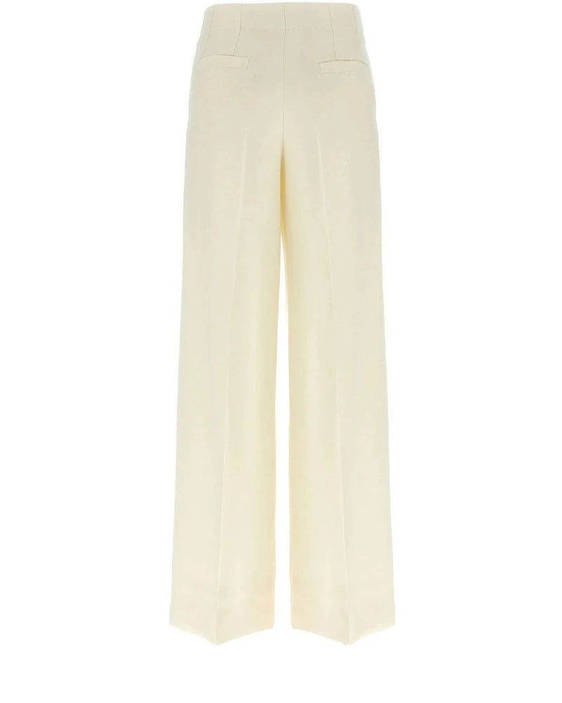 Brioni Trouser in white, Wool — view 2