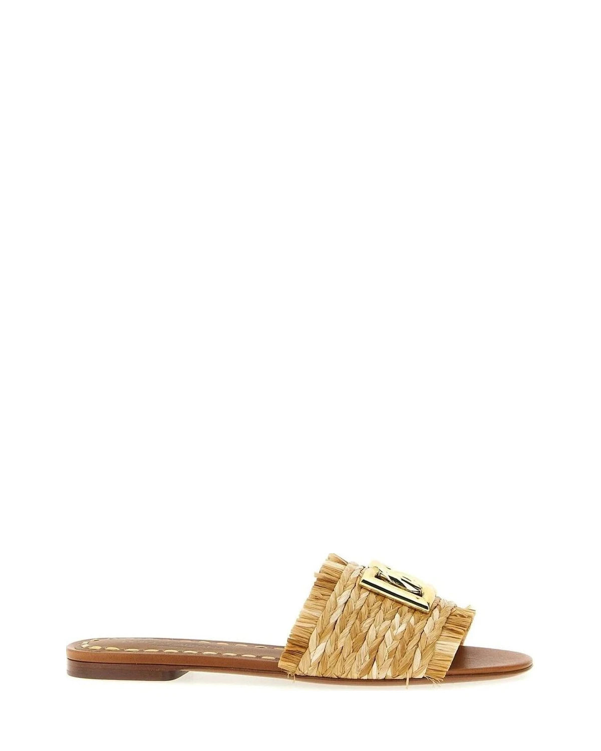 Dolce & Gabbana Sandals in brown, Raffia