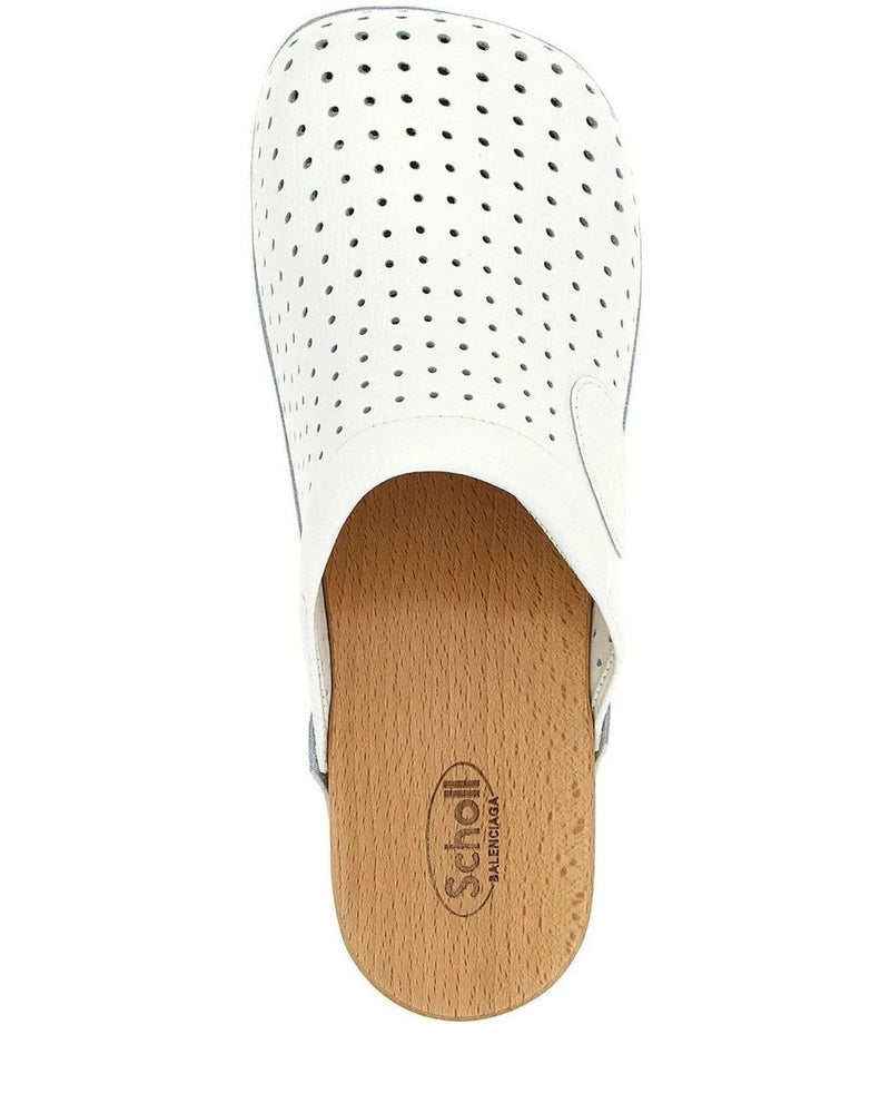 Balenciaga Flats in white, Calfskin Leather — view 4