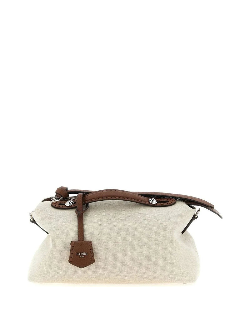Fendi Satchel Bag in beige, Polyurethane
