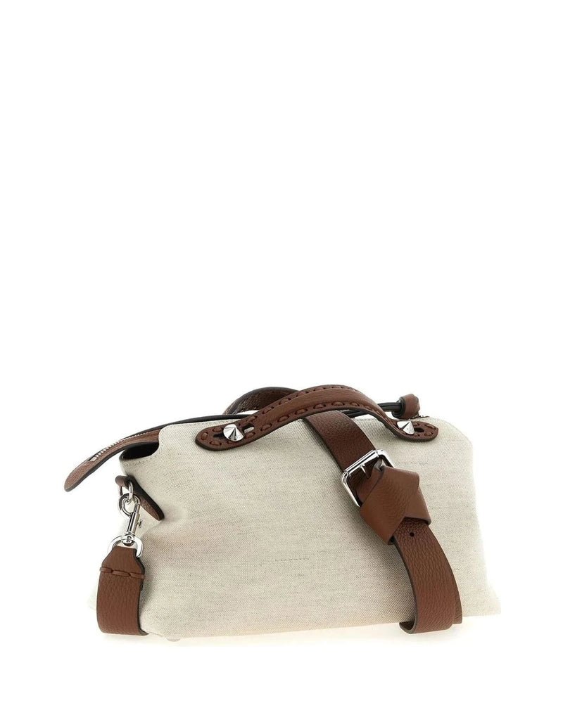 Fendi Satchel Bag in beige, Polyurethane — view 2
