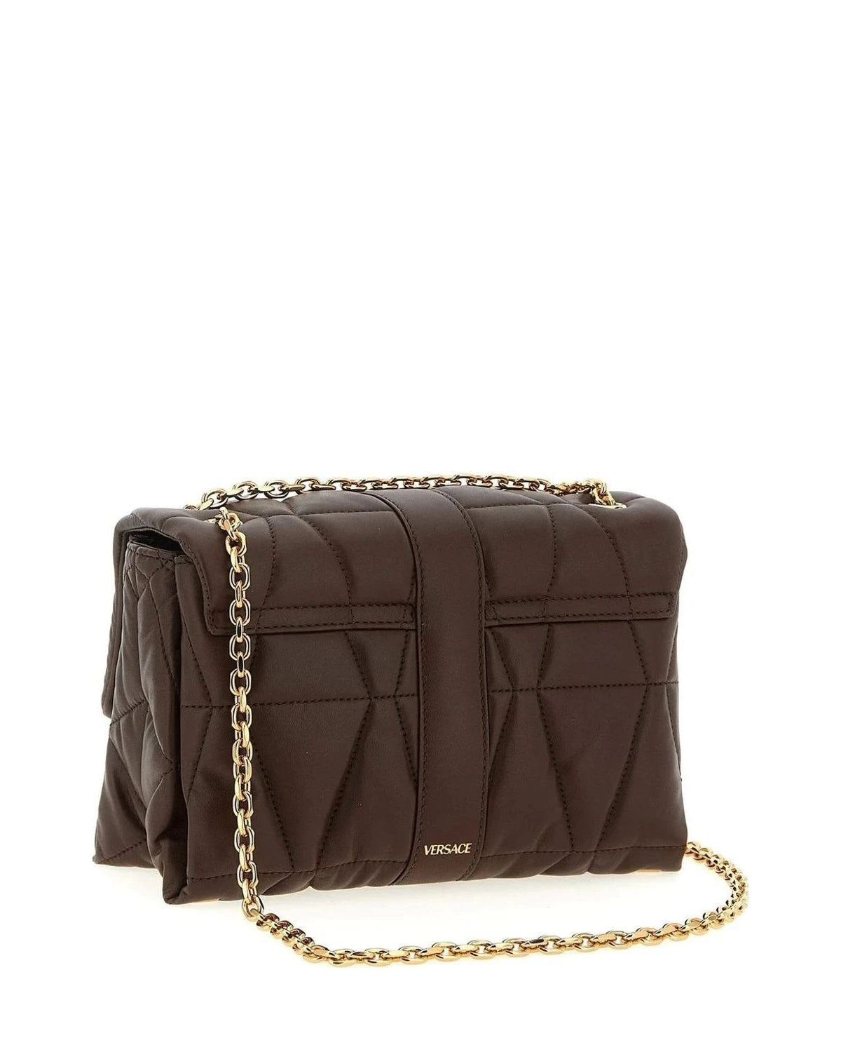 Versace Shoulder Bag in brown, Lamb Leather — view 2