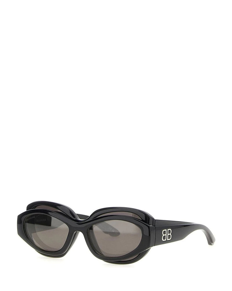 Balenciaga Sunglasse in black, Polyamide — view 3