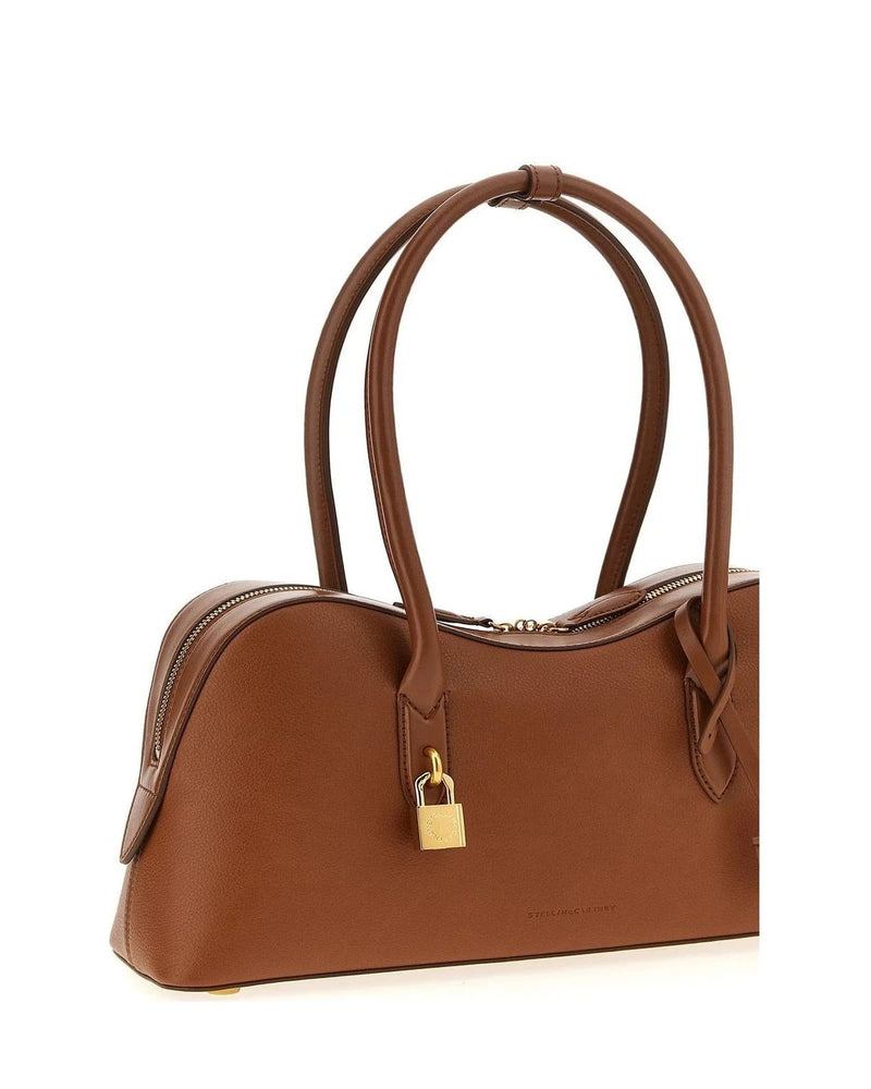 Stella McCartney Satchel Bag in brown, Polyamide — view 3