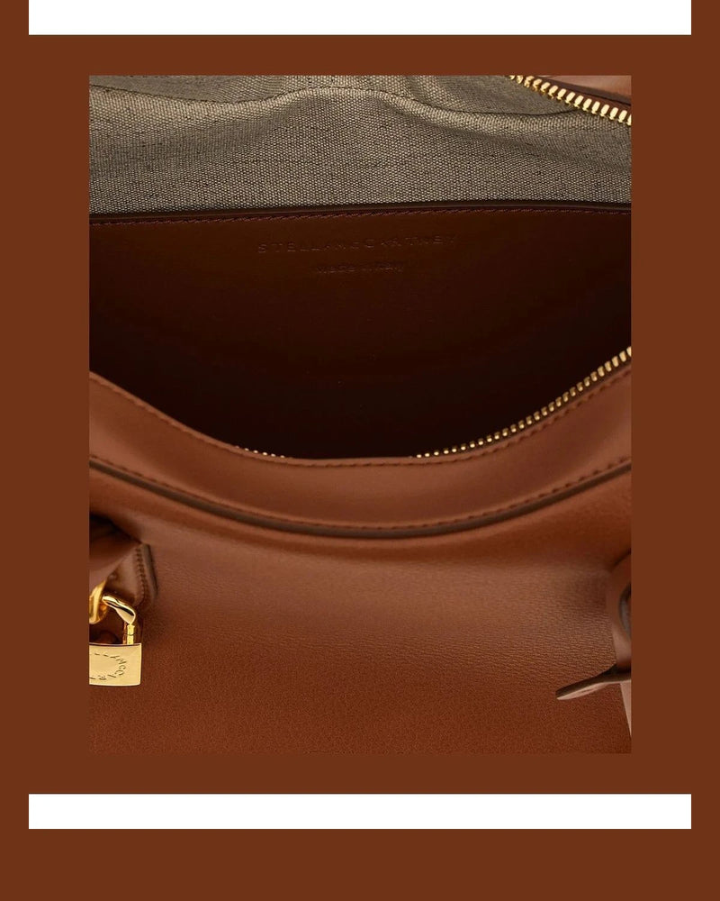 Stella McCartney Satchel Bag in brown, Polyamide — view 4