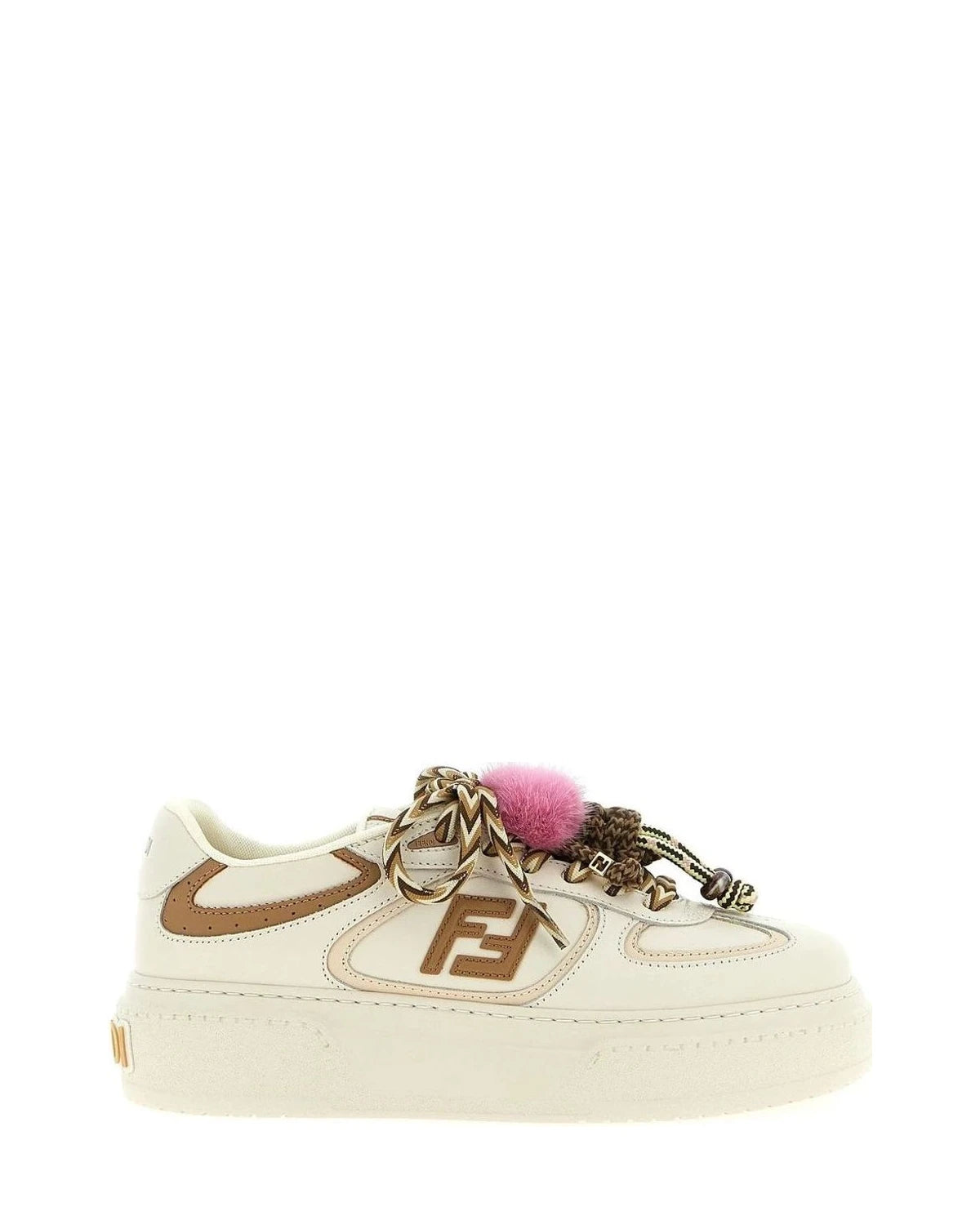 Fendi Sneakers in multicolor, Calfskin Leather