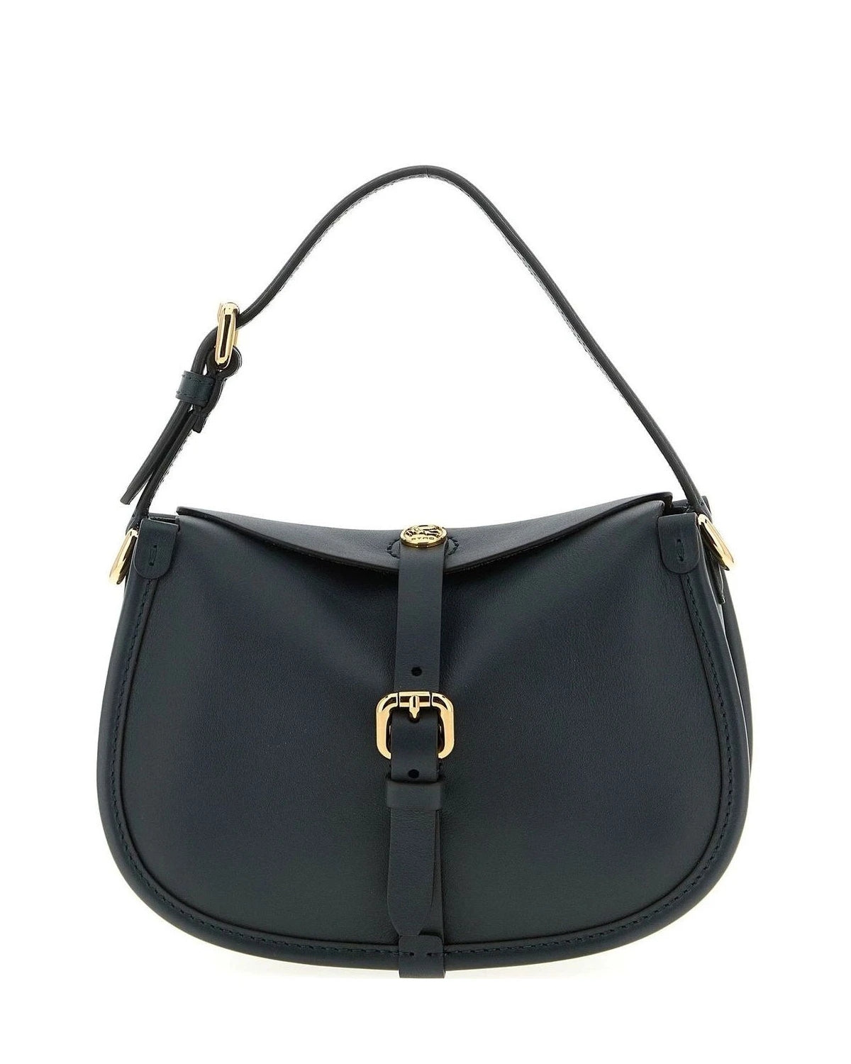 Etro Shoulder Bag in black, Calfskin Leather