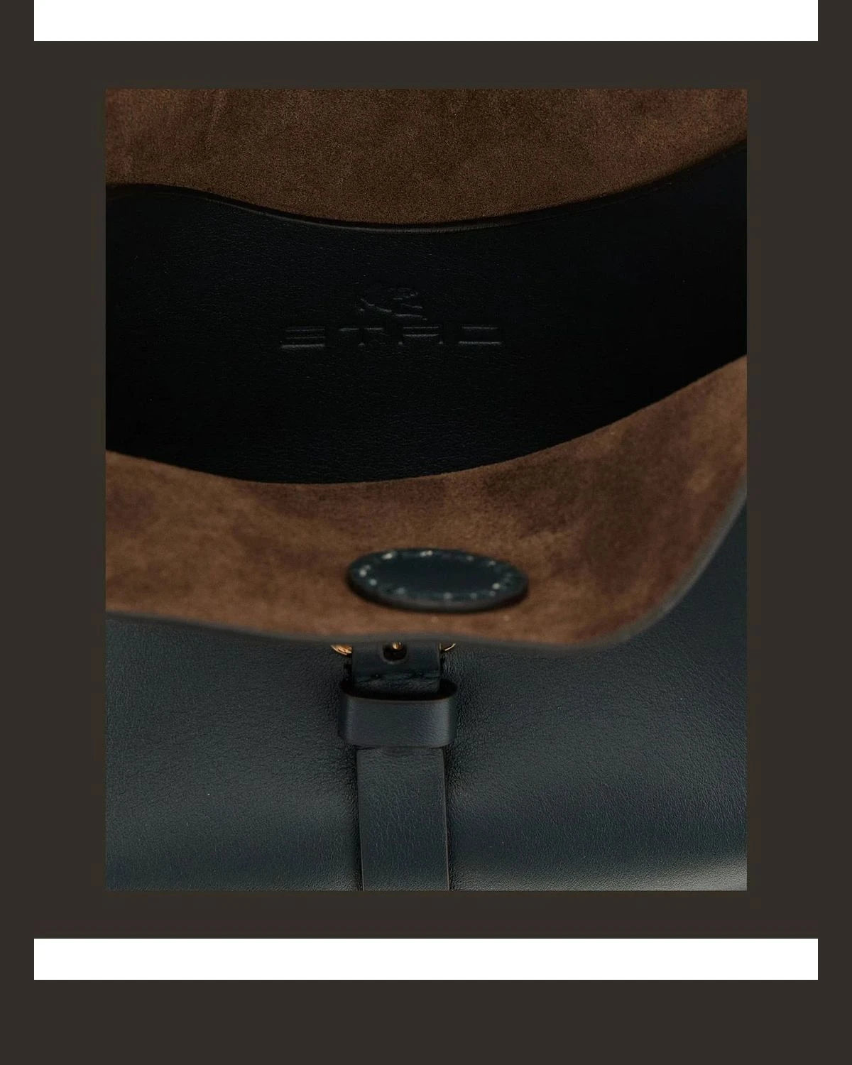 Etro Shoulder Bag in black, Calfskin Leather — view 4