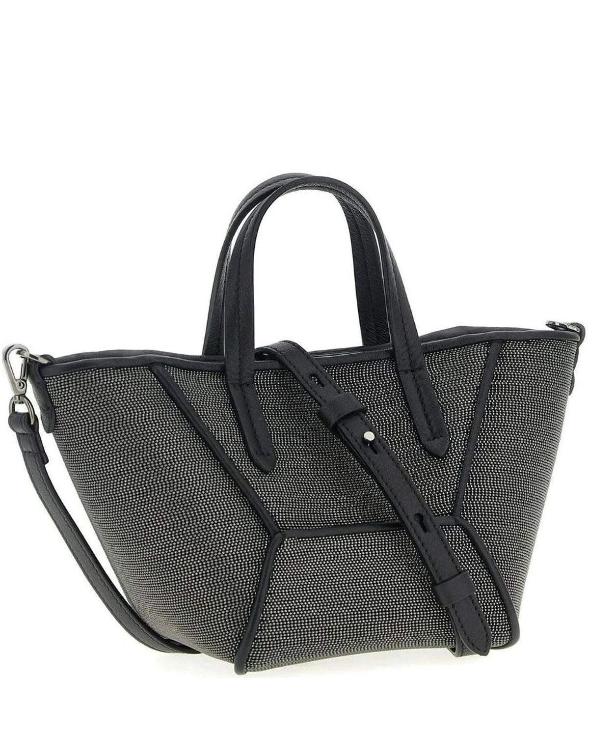 Brunello Cucinelli Satchel Bag in black, Leather — view 2