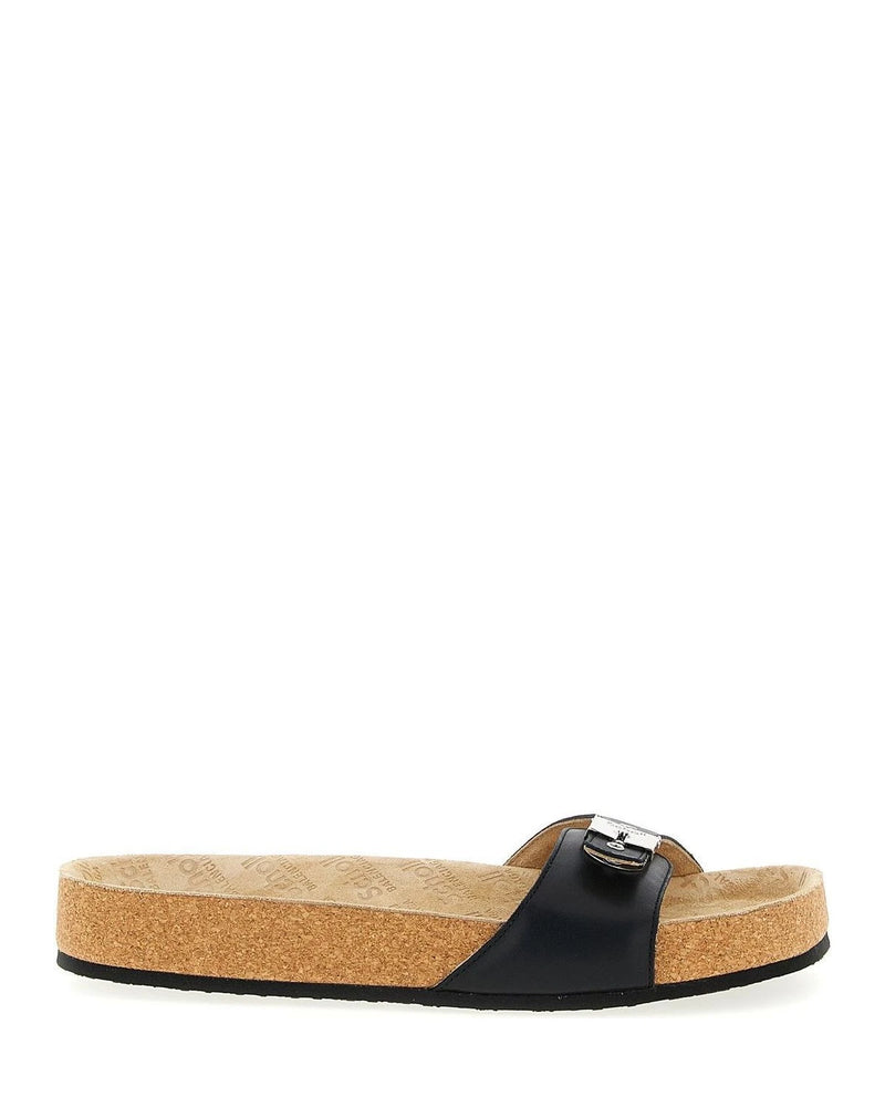 Balenciaga Black Slides 