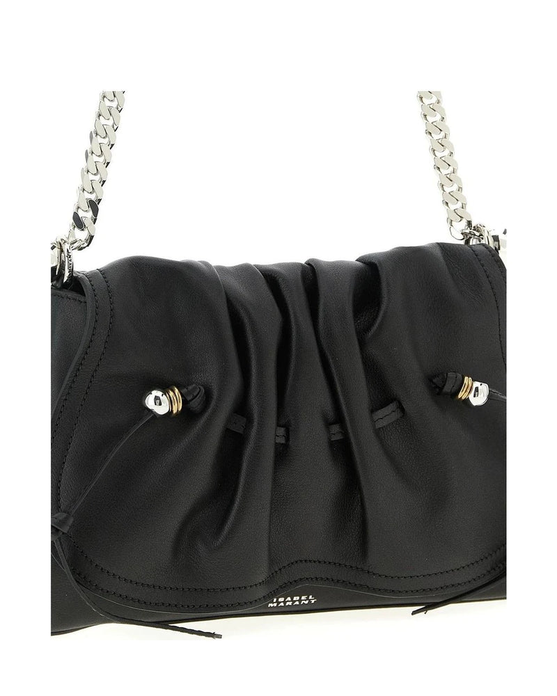 Isabel Marant Shoulder Bag in black, Calfskin Leather — view 3
