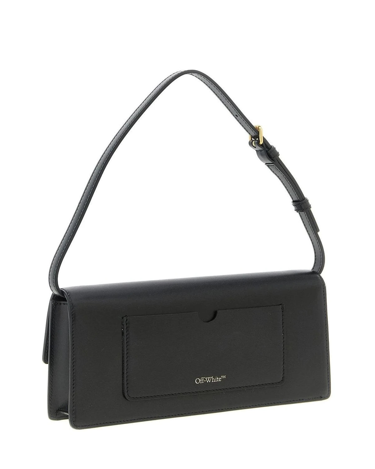 Off-White Shoulder Bag in black, Polyester — view 2