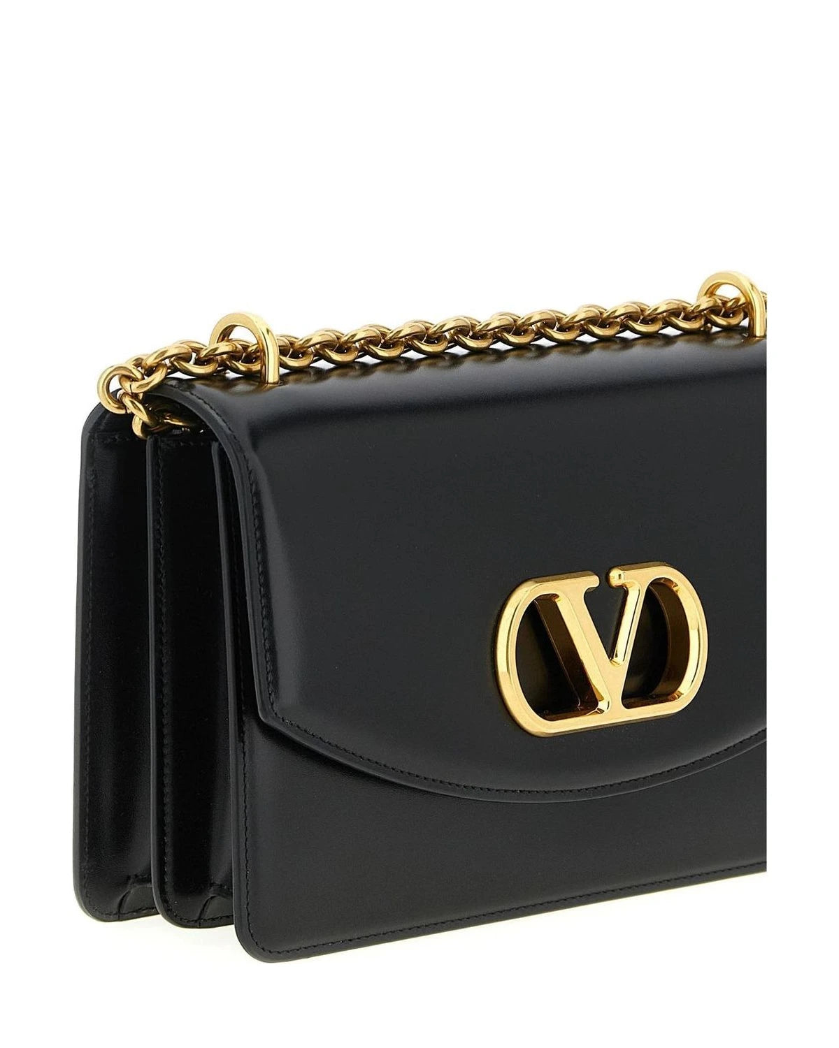 Valentino Garavani Cross Body Bag in black, Calfskin Leather — view 3