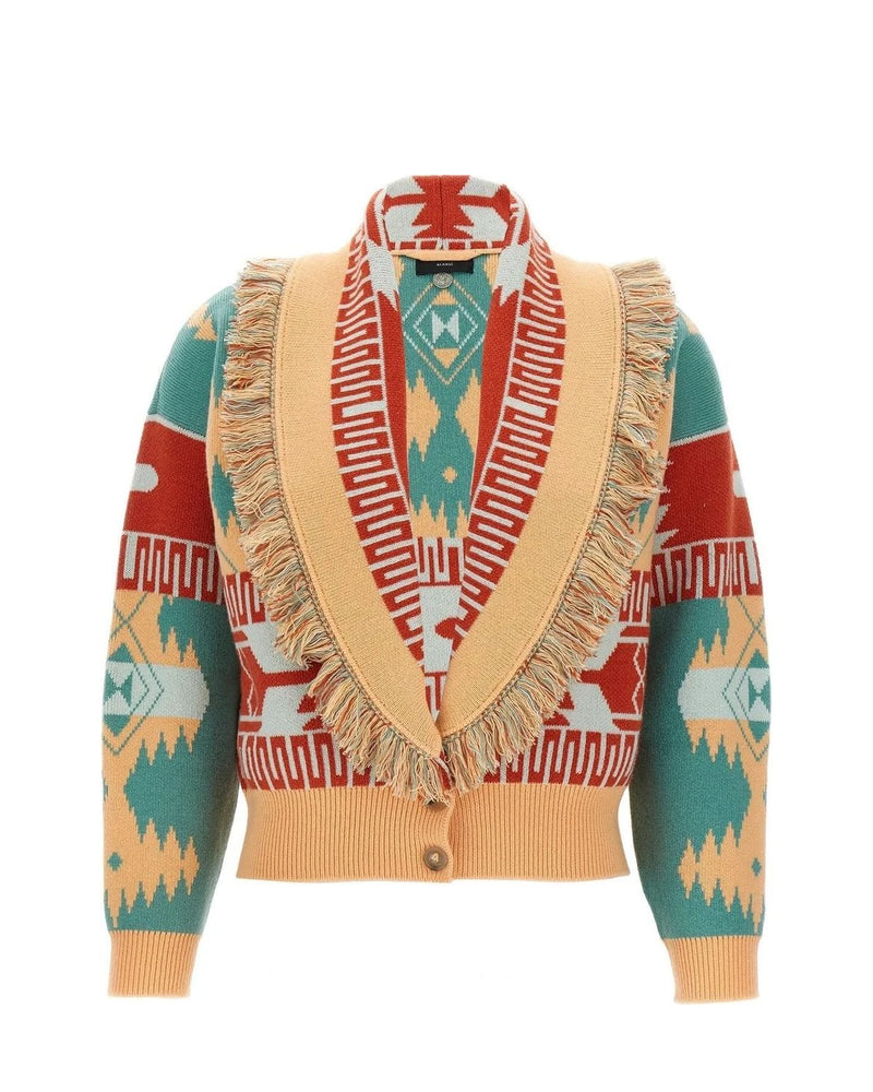 Alanui Cardigan in multicolor, Wool