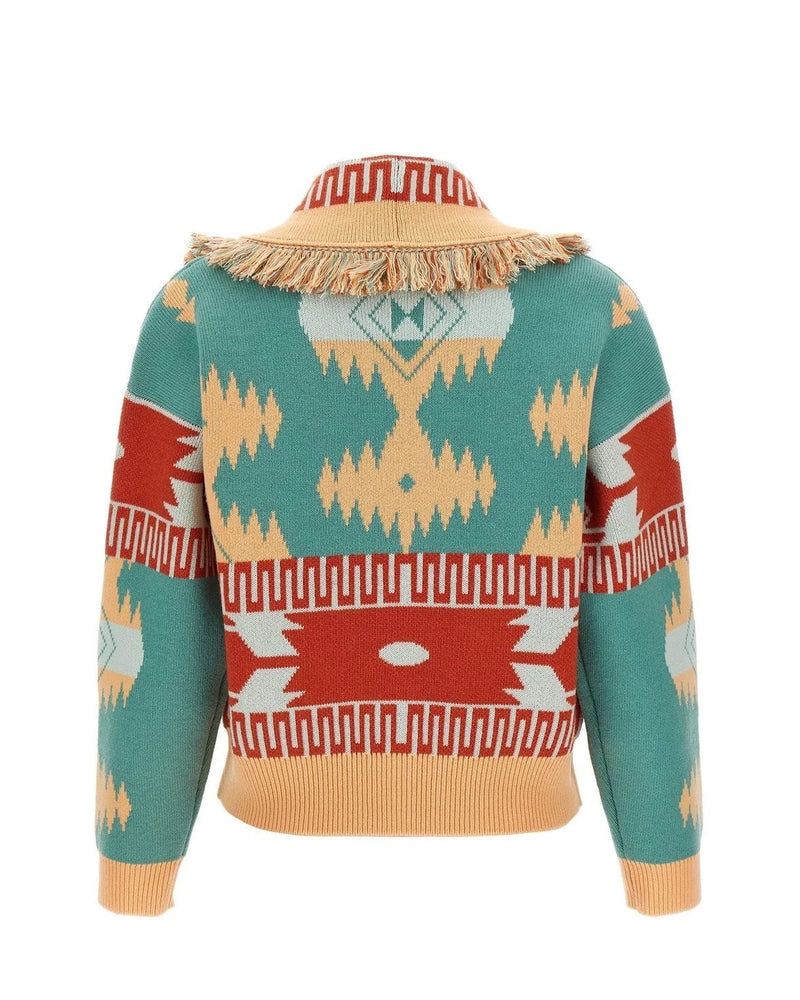 Alanui Cardigan in multicolor, Wool — view 2