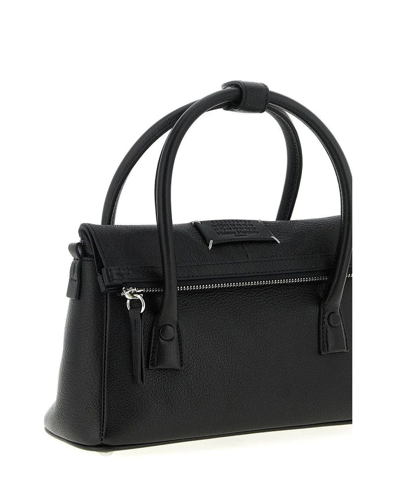 Maison Margiela Satchel Bag in black, Goat Cashmere — view 3
