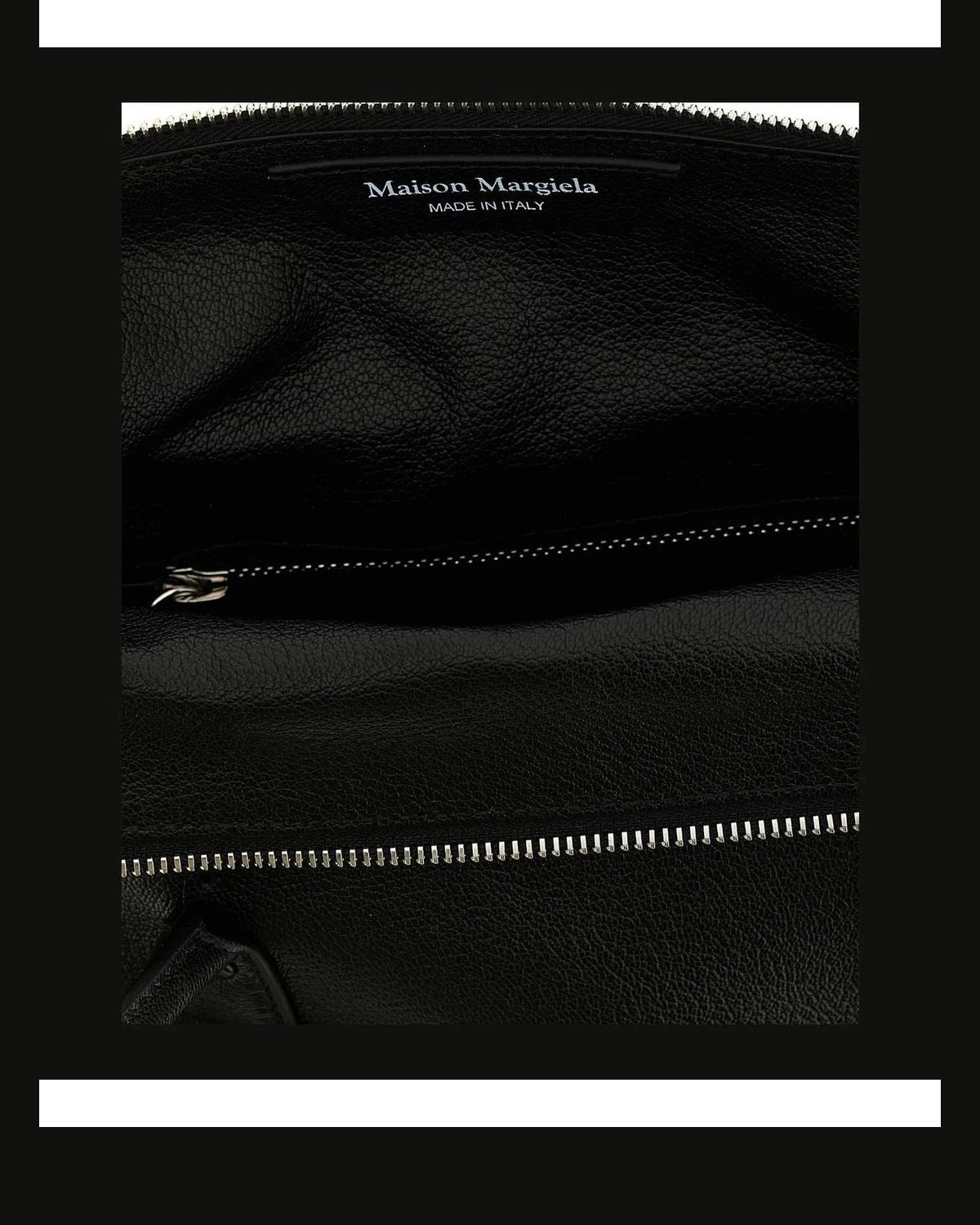 Maison Margiela Satchel Bag in black, Goat Cashmere — view 4