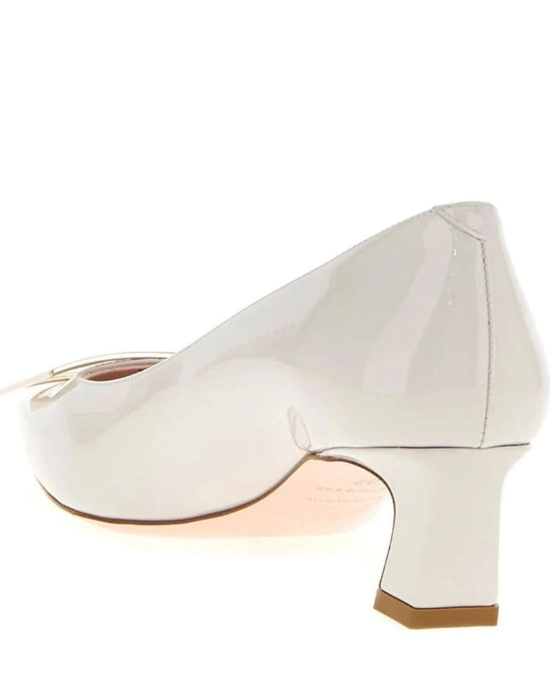 Roger Vivier Pumps in white, Calfskin Leather — view 3