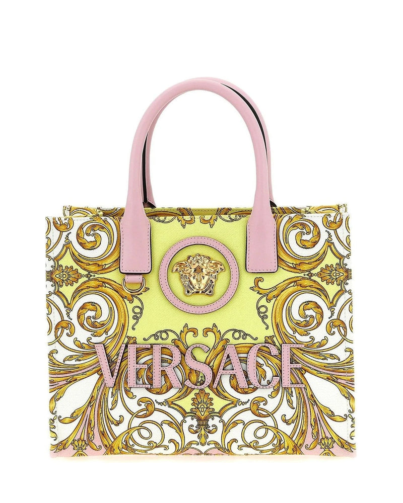 Versace Tote Bag in multicolor, Cotton