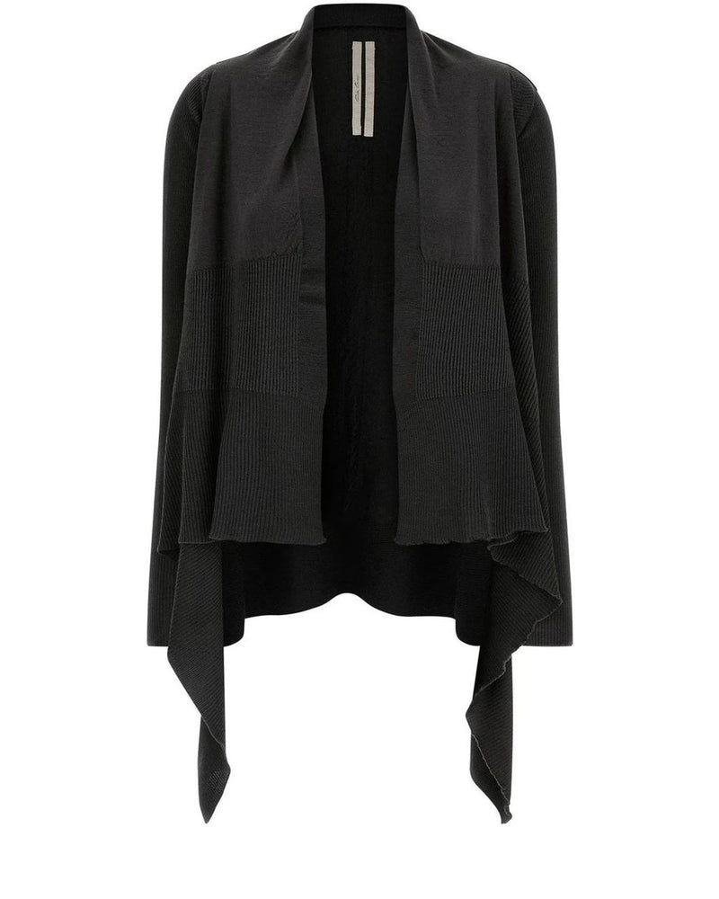 Rick Owens Cardigan in black, Wool