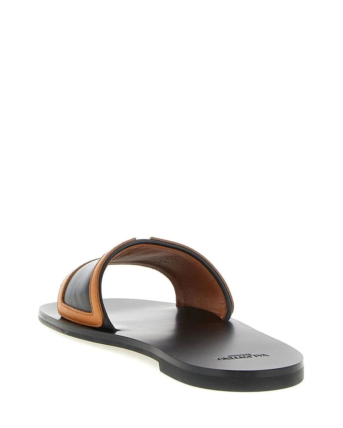 Valentino Garavani Sandals in brown, Lamb Leather — view 3