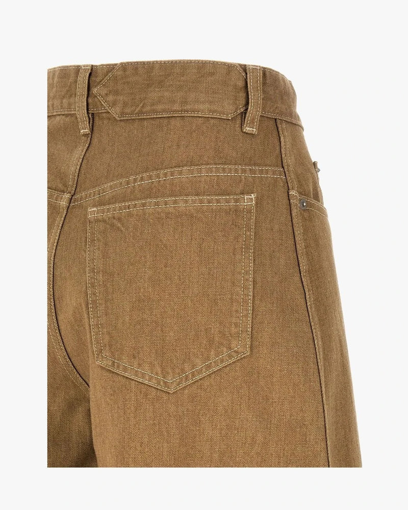 Jacquemus Jean in beige, Cotton — view 4