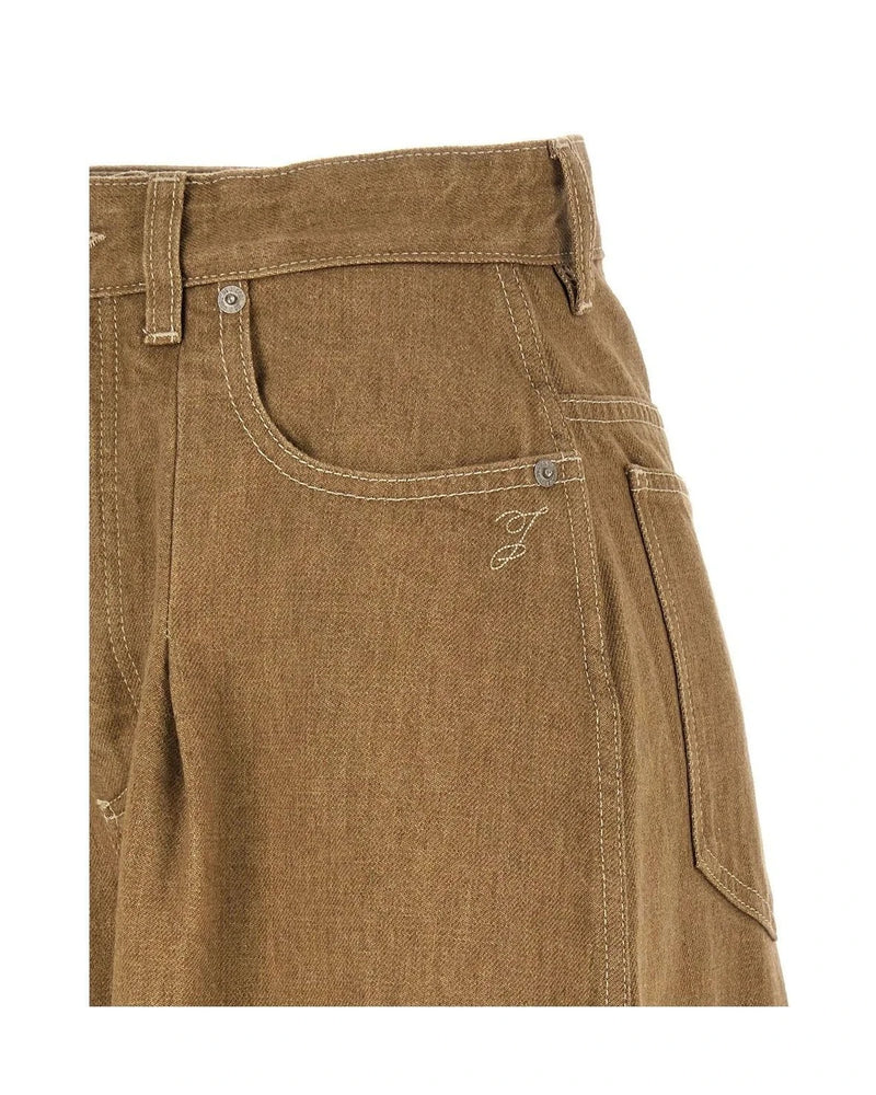 Jacquemus Jean in beige, Cotton — view 5
