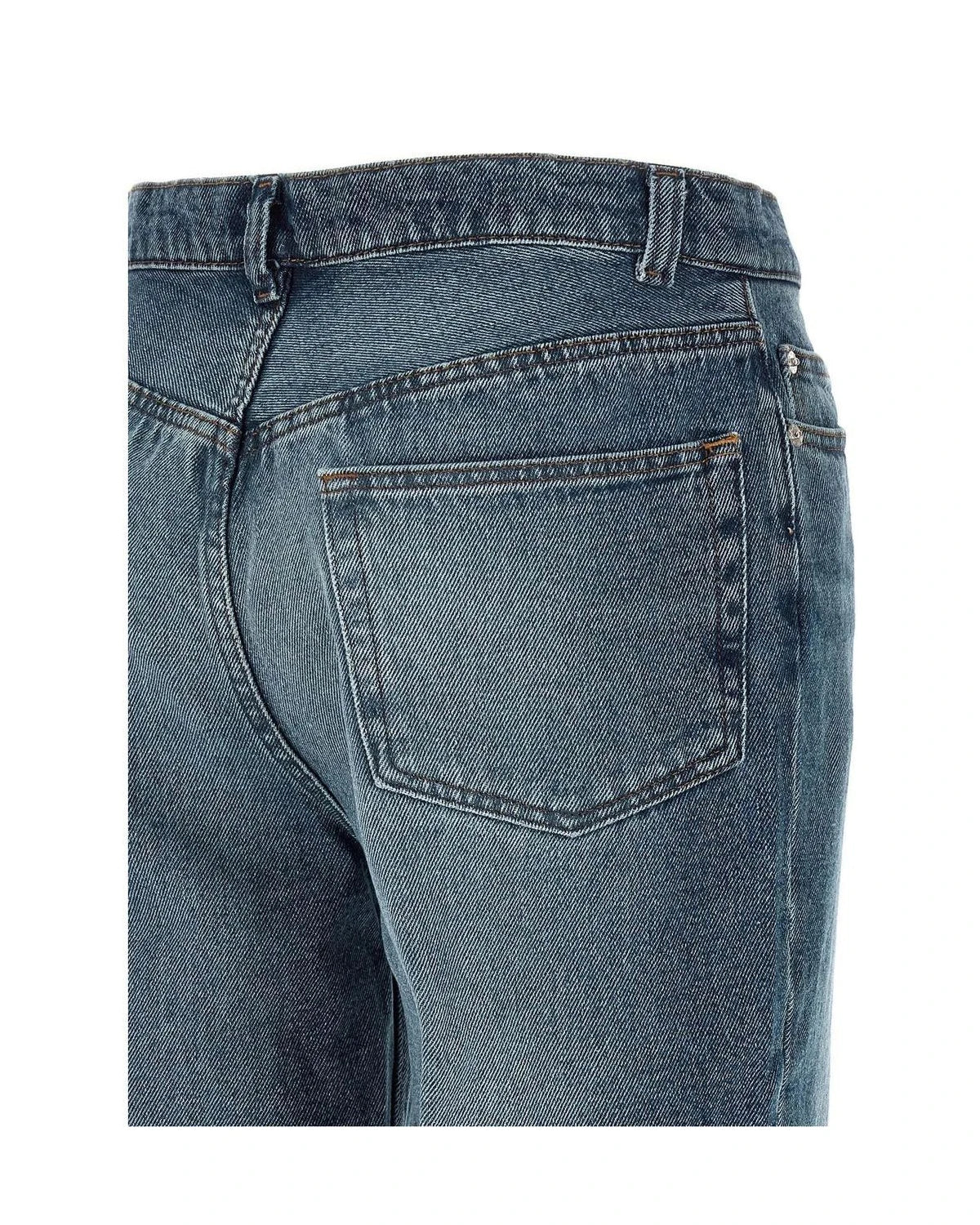 A.P.C. Jean in blue, Cotton — view 4