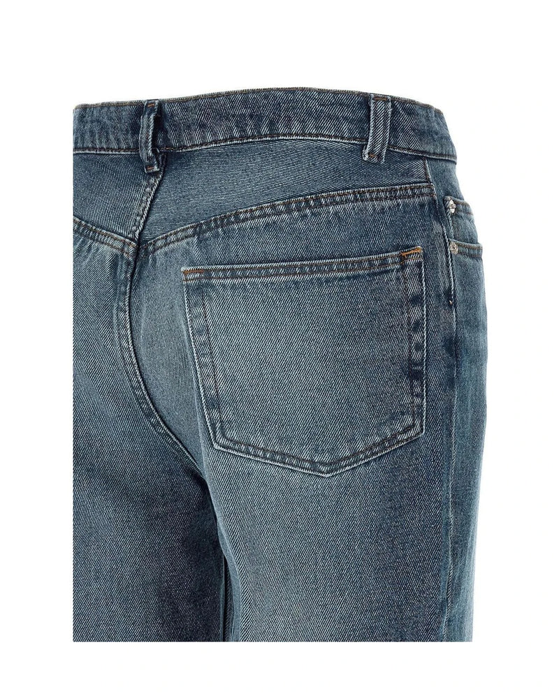 A.P.C. Jean in blue, Cotton — view 4