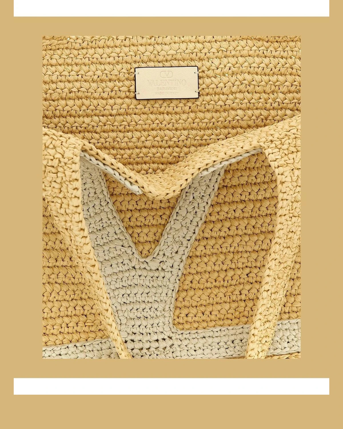 Valentino Garavani Beach Bag in white, Viscose — view 4