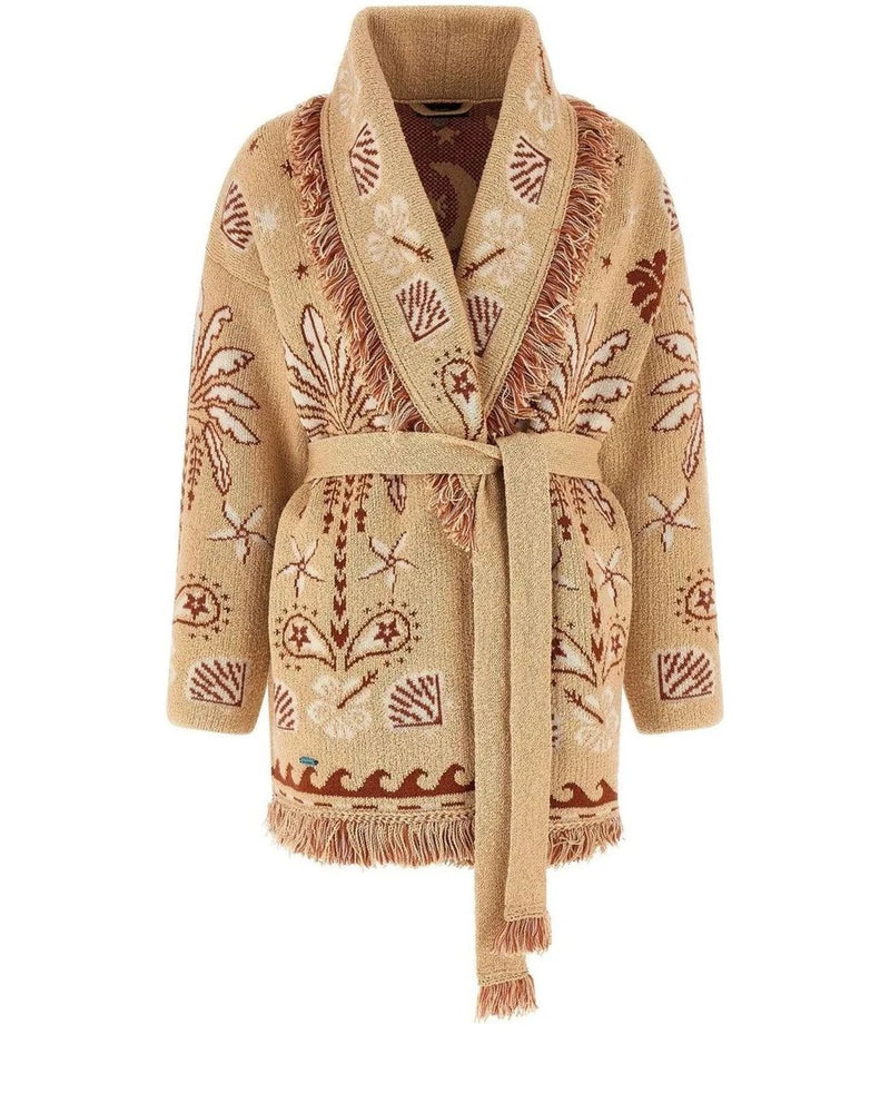 Alanui Cardigan in multicolor, Wool