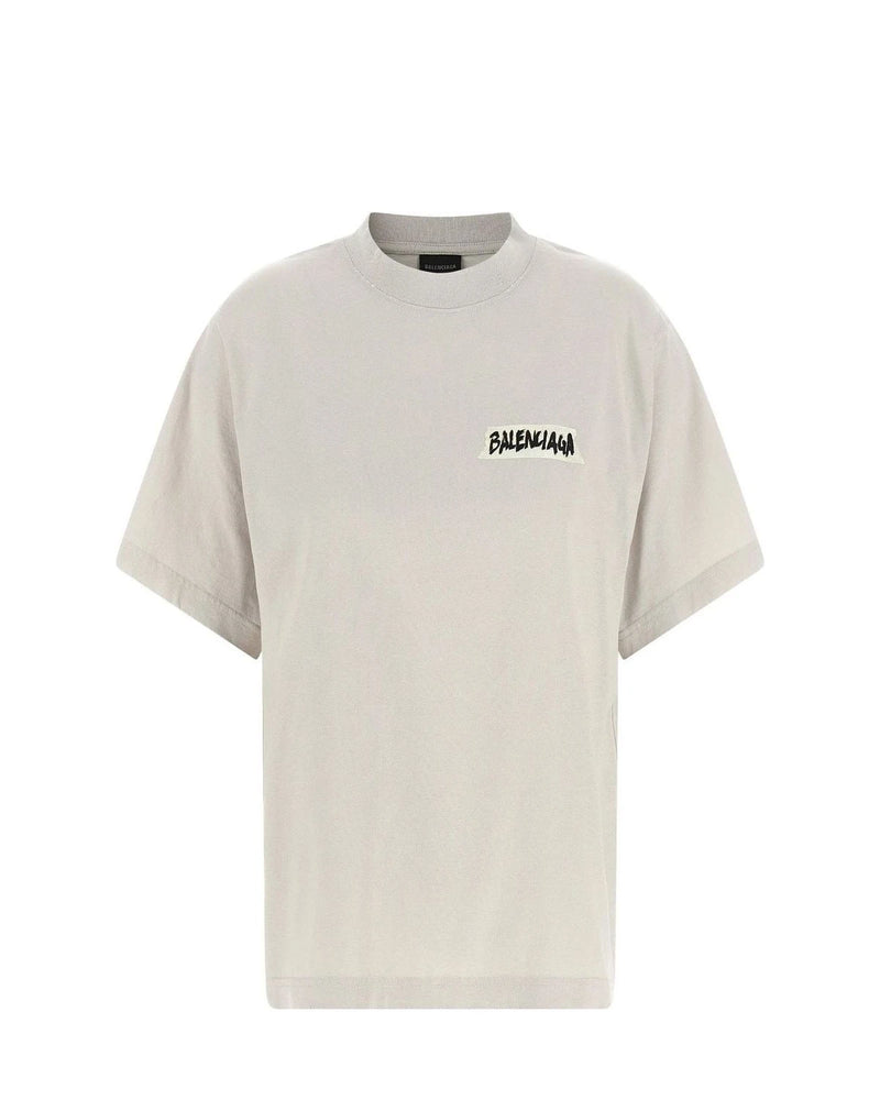 Balenciaga T-Shirt in gray, Cotton