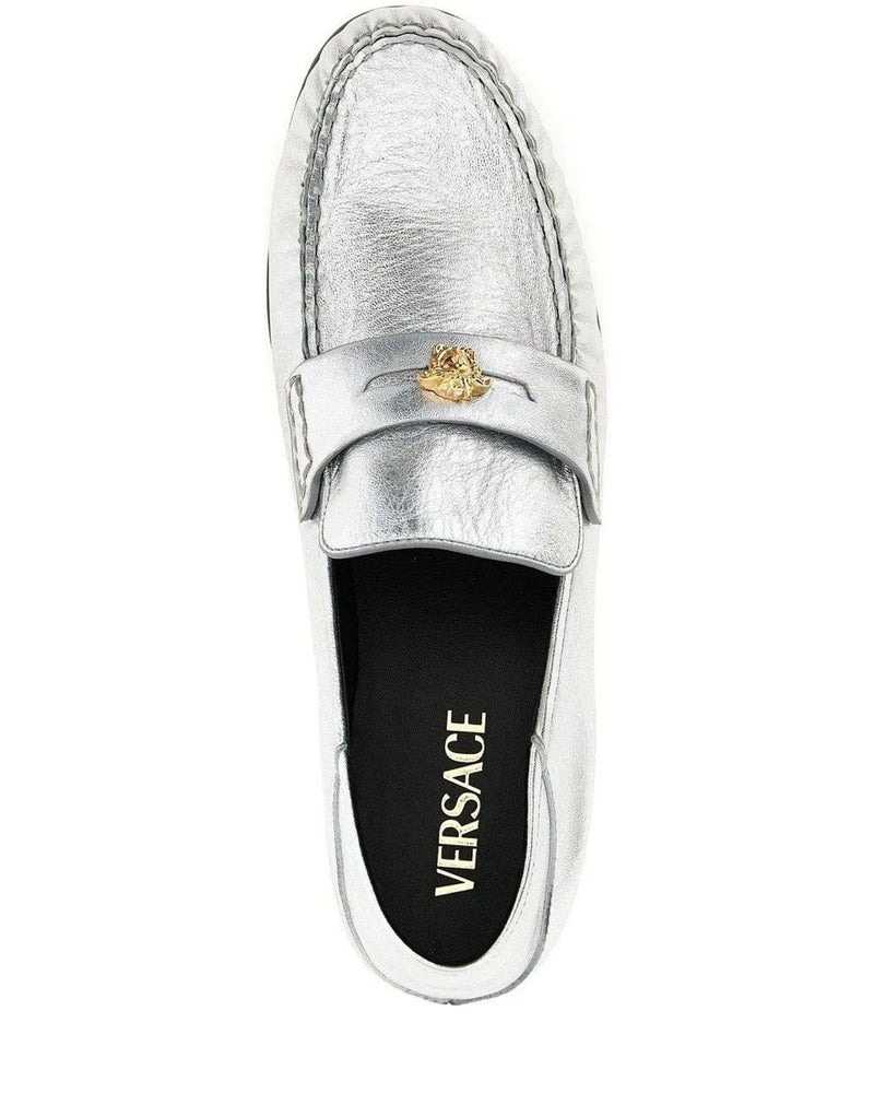 Versace Flats in silver — view 4