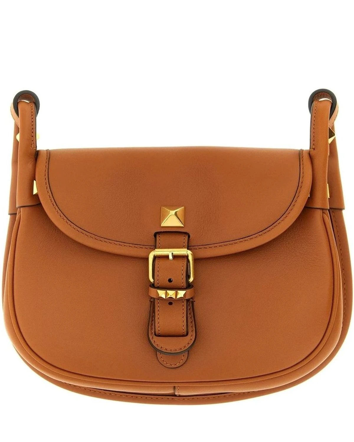Valentino Garavani Shoulder Bag in brown, Calfskin Leather