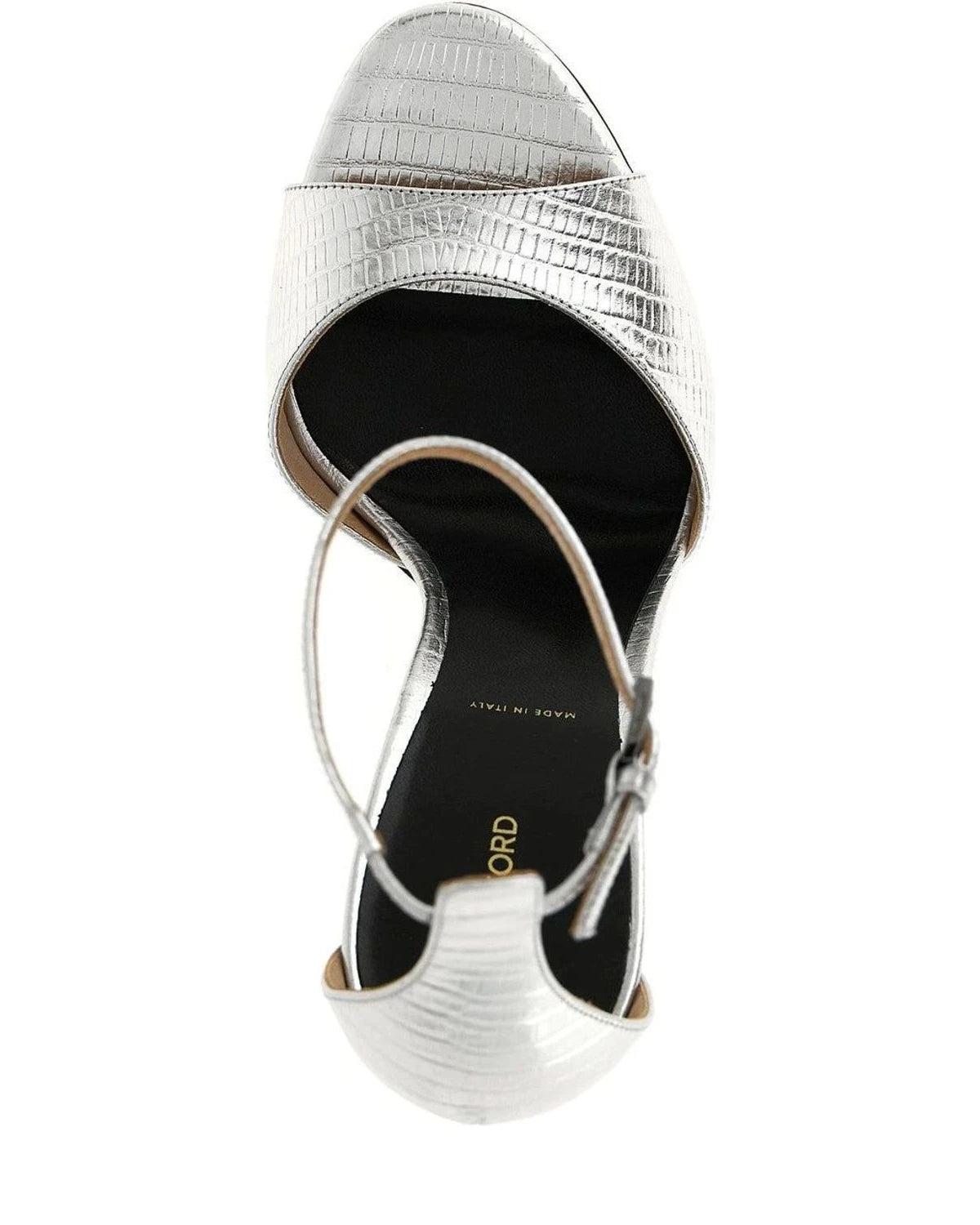 Tom Ford Heels in silver — view 4