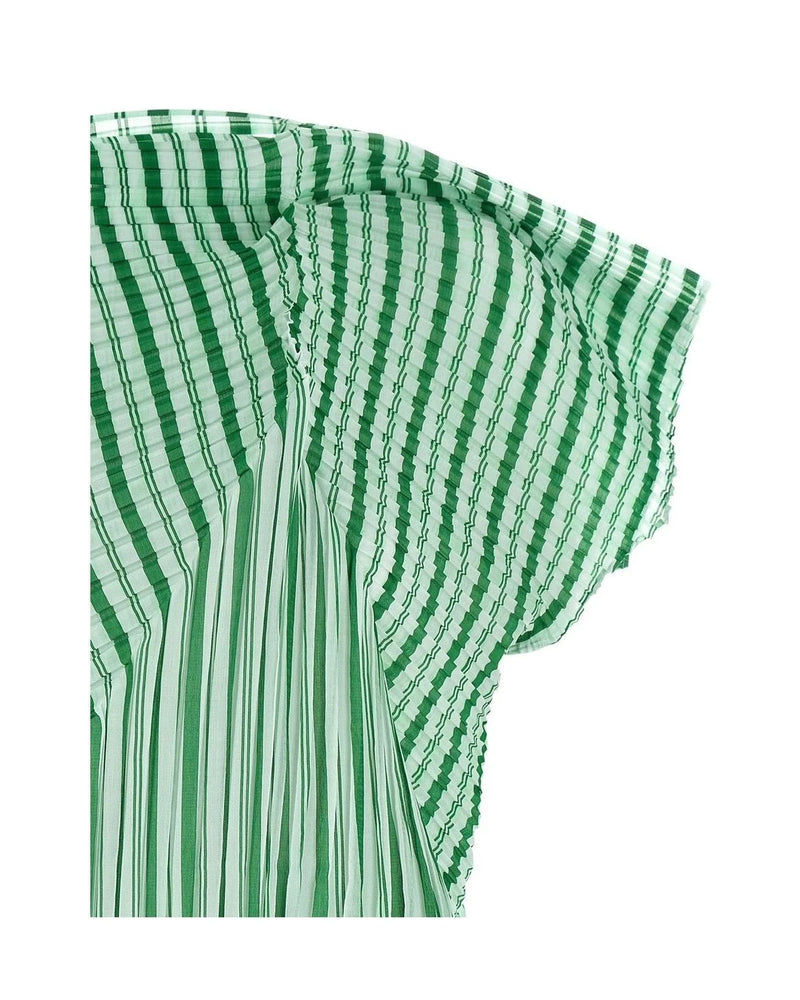 Issey Miyake Blouse in green, Polyester — view 3