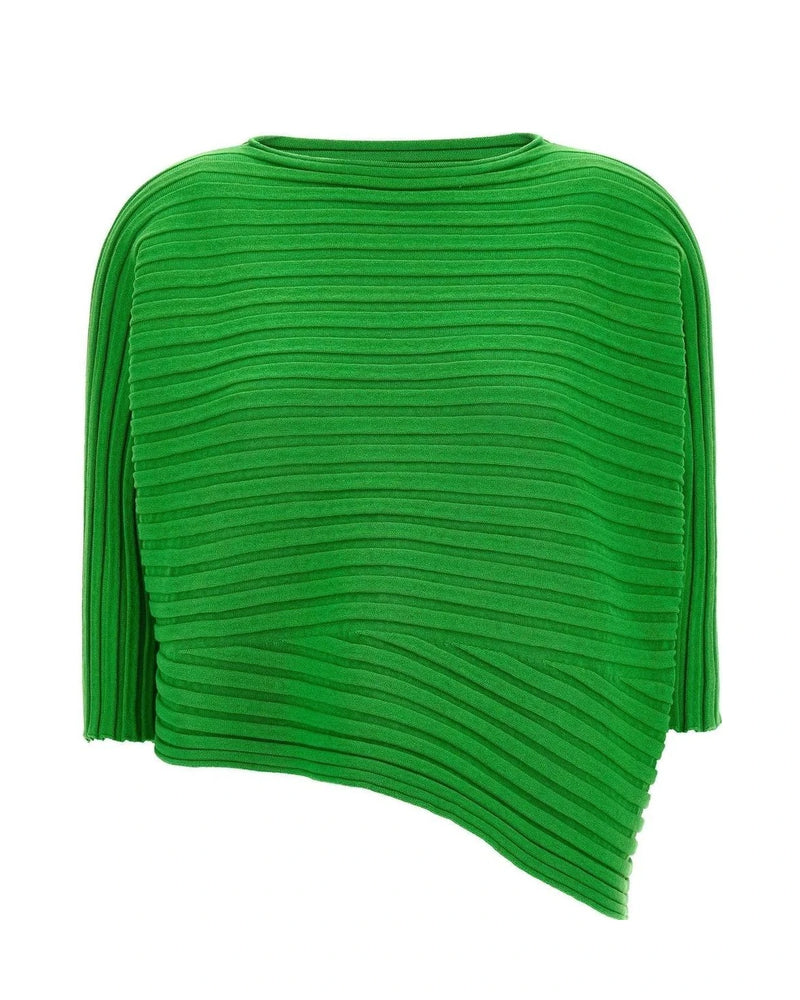 Issey Miyake Sweater in green, Cotton