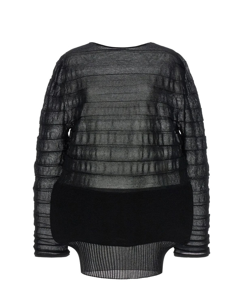 Issey Miyake Sweater in black, Polyester