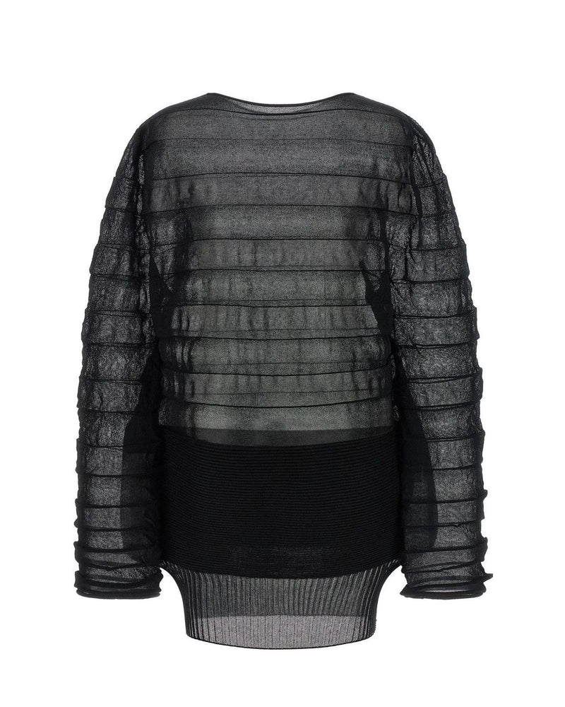 Issey Miyake Sweater in black, Polyester — view 2