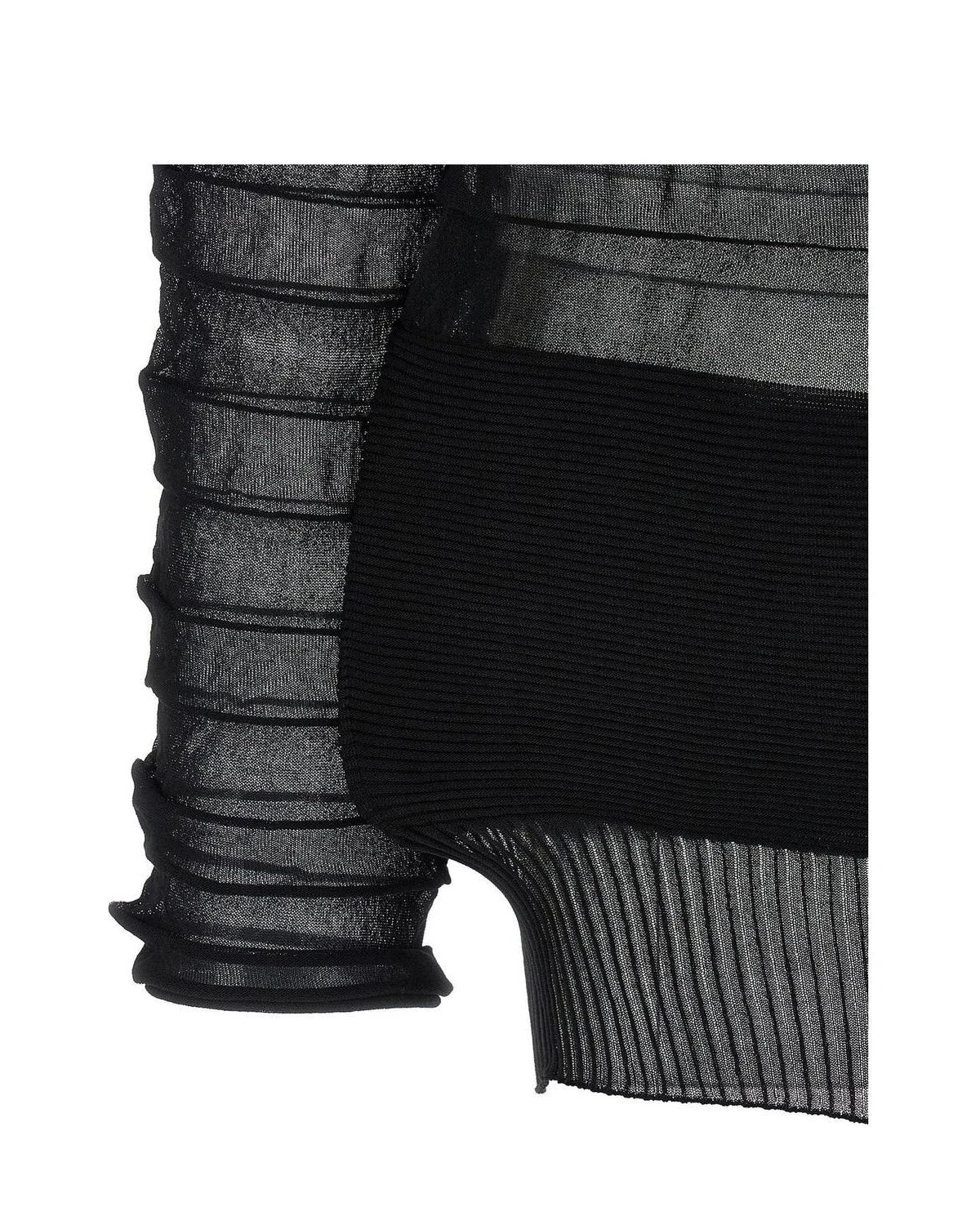Issey Miyake Sweater in black, Polyester — view 4