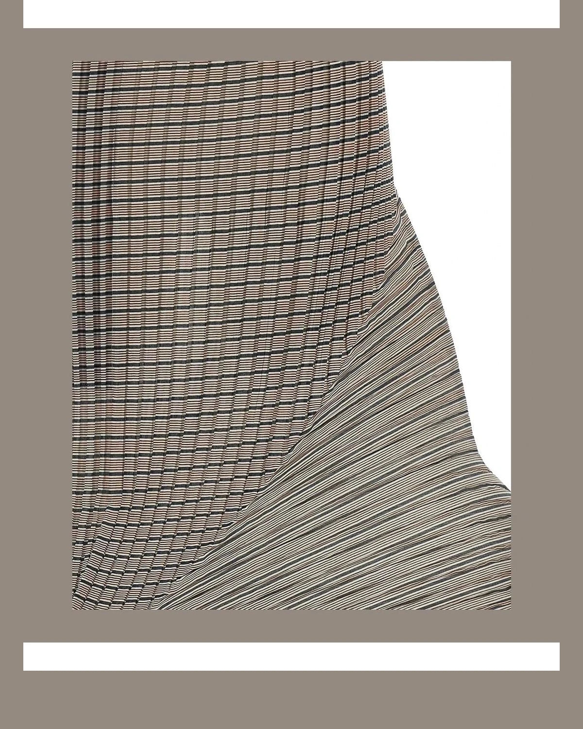 Issey Miyake Skirt in brown, Polyester — view 3